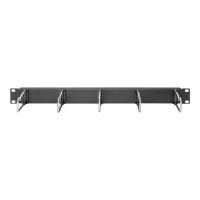 DIGITUS Kabelrangierpanel mit Stahlbügeln für 482,6 mm (19")-Schränke, 1HE