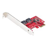 StarTech.com PCIe SATA Controller Karte - 2 Port SATA 3 Erweiterungskarte/Kontroller - 6Gbit/s - Voll/Halb Profil Blende - PCI Express Festplatten/SSD kontroller/Adapter (2P6G-PCIE-SATA-CARD)
