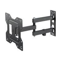 Vision Klammer - einstellbarer Arm - für LCD-Display - Stahl, kaltgewalzter Stahl - Schwarz - Bildschirmgröße: 50.8-127 cm (20"-50")