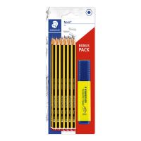 STAEDTLER 120 BK12P1, HB, Schwarz, Gelb, Hexagonal, PEFC, Sichtverpackung, 12 Stück(e)
