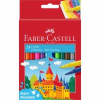 FABER-CASTELL 554202, 24 Farben, Rundspitze, Mehrfarbig, Rund, 24 Stück(e)