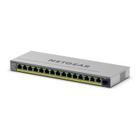 Netgear Easy Smart GS116EPP - Switch - L3 - Smart - 1 x 10/100/1000 + 15 x 10/100/1000 (PoE+)