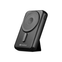 SANDBERG Kabelloses Ladegerät - 10 Watt - 2 Ausgabeanschlussstellen (USB Typ A, 24 pin USB-C)