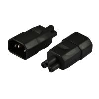 ALLNET ADAP-C14-IEC320-C5, C14, IEC 320-C5, Schwarz