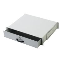DIGITUS Abschließbare Schublade für 482,6 mm (19") Netzwerk- und Serverschränke, 2HE