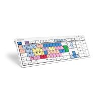 Logickeyboard LKB-MCOM4-CWMU-DE, Volle Größe (100%), Kabelgebunden, USB, Mechanischer Switch, QWERTZ, Mehrfarbig
