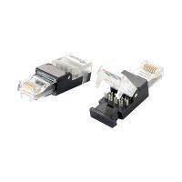 Equip Netzwerkanschluss - RJ-45 (M) - CAT 6 - Schwarz (Packung mit 2)