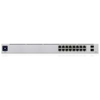 Ubiquiti UniFi 16-Port PoE, Managed, L2/L3, Gigabit Ethernet (10/100/1000), Power over Ethernet (PoE), Rack-Einbau, 1U