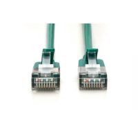 DIGITUS CAT 6A F-FTP Slim Patchkabel, 1m, Grün
