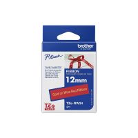 Brother TZe-RW34 - Gold auf Weinrot - Rolle (1,2 cm x 4 m)