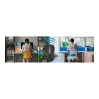 V7 MW600BT - Maus - optisch - 7 Tasten - kabellos - Bluetooth, 2.4 GHz - kabelloser Empfänger (USB)
