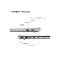 HP EliteBook 6 G1i Notebook AI - 177-Grad Scharnierdesign - Intel Core Ultra 7 255U / 2 GHz - Win 11 Pro - Intel Graphics - 32 GB RAM - 1 TB SSD NVMe, TLC - 35.6 cm (14")