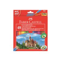 FABER-CASTELL CASTLE - Farbstift - permanent - leuchtende Farben (Packung mit 48)