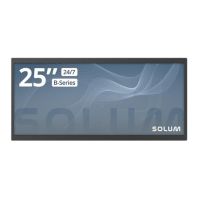 SOLUM B25B - 64 cm (25") Diagonalklasse B Series LCD-Display mit LED-Hintergrundbeleuchtung - Digital Signage - Android 2560 x 1080 - Edge LED - Schwarz - Delivered Duties Paid (DDP)