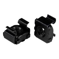 StarTech.com M5 Käfigmutter - 100er Pack - Schwarz - M5 Montagemutter für Server Rack und Serverschrank - Käfigmuttern - Schwarz (Packung mit 100)