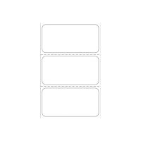 Zebra Z-Perform 1000D - Papier - permanenter Klebstoff - unbeschichtet - 25.4 x 50.8 mm 2580 Etikett(en) (1 Rolle(n)