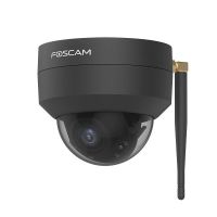 Foscam D4Z, IP-Sicherheitskamera, Innen & Außen, Verkabelt & Kabellos, Zimmerdecke, Schwarz, Glühbirne