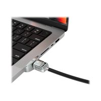 Compulocks Ledge Lock Adapter for MacBook Pro 16" M1, M2 & M3 with Keyed Cable Lock - Sicherheitsschlossadapter - mit Schließzylinder - für Apple MacBook Pro 16 (M1, M2)
