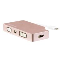 StarTech.com USB-C Video Adapter Multiport - Rose Gold