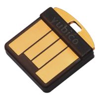 YUBICO YubiKey 5 Nano, Windows, Mac OS, Linux, No Batteries Required, Schwarz, Gold, USB-A, FIDO 2 Certified, FIDO Universal 2nd Factor (U2F) Certified
