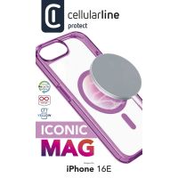 Cellularline 8018080492617, Cover, Apple, iPhone SE (2025), 15,5 cm (6.1"), Pink
