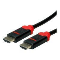 ROLINE Ultra High Speed - HDMI-Kabel - HDMI männlich zu HDMI männlich - 2 m - Doppelisolierung - Schwarz - 10K UWHD-Support (10.240 x 4.320)