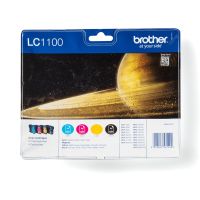 Brother LC1100VALBP, Schwarz, Cyan, Magenta, Gelb, 4 Stück(e), 450 Seiten, 325 Seiten, Multipack