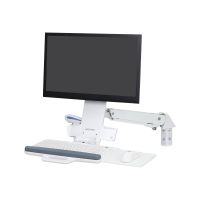 Ergotron Sit-Stand Combo - Befestigungskit (Gelenkarm, Tastatur-Tablett)