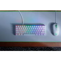 Razer Huntsman Mini, Kabelgebunden, USB, Optischer Schlüsselschalter, QWERTY, RGB-LED, Weiß