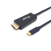 Equip USB-C auf HDMI Kabel, M/M, 1.0m, 4K/30Hz, 1 m, USB Typ-C, HDMI Typ A (Standard), Männlich, Männlich, Gerade