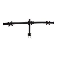 VALUE Triple LCD Arm - Befestigungskit (Schwenkarm, C-Klammer, 5 Drehgelenke) - für 3 LCD-Anzeigen - Schwarz - Bildschirmgröße: bis zu 68,6 cm (bis zu 27 Zoll)