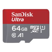 SanDisk Ultra - Flash-Speicherkarte (microSDXC-an-SD-Adapter