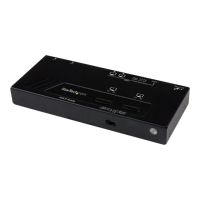 StarTech.com 2x2 Port HMDI Switch/Verteiler - Automatische Umschaltung mit Fernbedienung