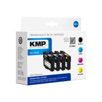 KMP MULTIPACK E218VX - 4er-Pack - Hohe Ergiebigkeit - Schwarz, Gelb, Cyan, Magenta - kompatibel - Tintenpatrone (Alternative zu: Epson 29XL, Epson T2991, Epson T2992, Epson T2993, Epson T2994)