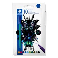 STAEDTLER 326 C10 E1, Gemischte Farben, Ultrafein, Mehrfarbig, Polypropylen (PP), Hexagonal, 1 mm