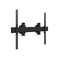 Hagor WH Synchron - Befestigungskit (Wandmontage) - für Flachbildschirm - schwerlast - Schwarz - Bildschirmgröße: 191-279 cm (75"-110")