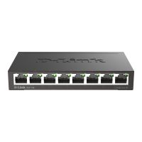 D-Link DGS-108, Unmanaged, L2, Gigabit Ethernet (10/100/1000), Vollduplex