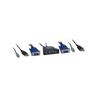 Inter-Tech Argus KVM-LS-21JA - KVM-/Audio-Switch - 2 x KVM/Audio