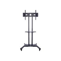 Multibrackets M Public Floorstand Basic - Aufstellung für Videokonferenzsystem - Schwarz - Bildschirmgröße: 81.3-152.4 cm (32"-60")