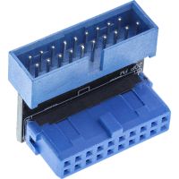 InLine USB 3.0 Adapter intern - Pfostenanschluss Stecker/Buchse - unten gewinkelt