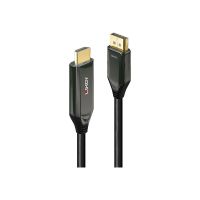 Lindy Adapterkabel - DisplayPort männlich zu HDMI männlich - 2 m - abgeschirmt - Schwarz - unterstützt 8K 60 Hz (7680 x 4320)