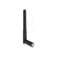 Delock Antenne - WLAN 802.11 ac/ax/a/b/g/n, RP-SMA-Stecker, mit Neigegelenk