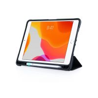 DEQSTER #RT2 - Flip-Hülle für Tablet - widerstandsfähig - Polyurethan, Polycarbonat - Schwarz - für Apple 10.9-inch iPad (10. Generation)