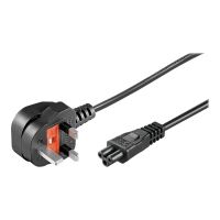 Wentronic goobay - Stromkabel - BS 1363 (M) gewinkelt bis IEC 60320 C5