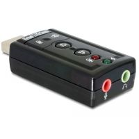Delock Soundkarte - 24-Bit - 96 kHz - 7.1 - USB 2.0