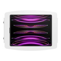 Compulocks iPad Pro 12.9" (3-6th Gen) Space Enclosure Wall Mount - Gehäuse - für Tablett - verriegelbar - hochwertiges Aluminium - weiß - Bildschirmgröße: 32.8 cm (12.9")