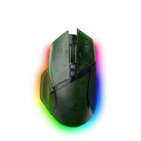 Razer Basilisk V3 Pro 35K, rechts, Optisch, RF Wireless + Bluetooth + USB Type-A, 35000 DPI, Grün