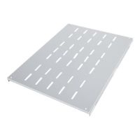 Intellinet 19" Fixed Shelf, 1U, 800mm Depth, Heavy-Duty, Max 100kg, Grey - Rack - Regal - Grau, RAL 7035 - 1U - 48.3 cm (19")