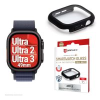 E.V.I. 02141, Displayschutz, Smartwatch, Schwarz, Apple, Apple Watch Ultra 3; Apple Watch Ultra 2; Apple Watch Ultra (49 mm), Glas, Polycarbonat (PC)