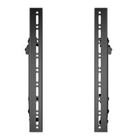 Chief FHB5078, Horizontale Reihe, Schwarz, Wand, Business, 2 Stück(e)